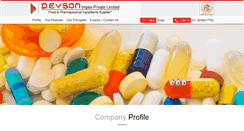 Desktop Screenshot of devson.in